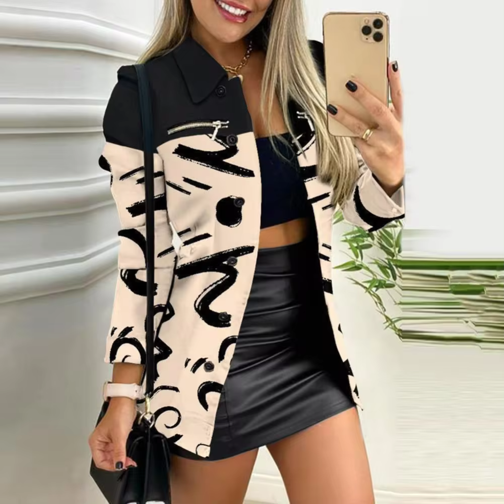 Blazer Casual De Manga Larga Para Mujer | Ideal Para Uso Profesional Y Diario