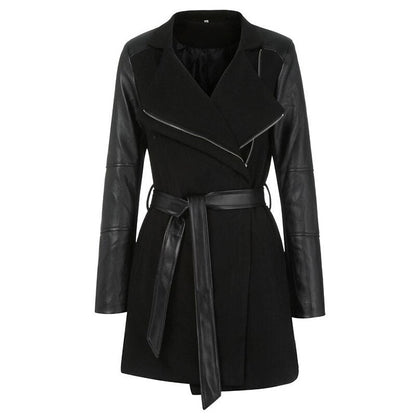 Gabardina Larga Con Cinturón Ajustable Para Mujer | Ideal Para Entretiempo