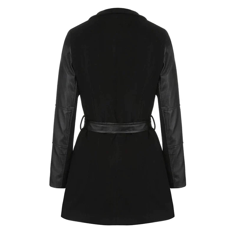 Gabardina Larga Con Cinturón Ajustable Para Mujer | Ideal Para Entretiempo