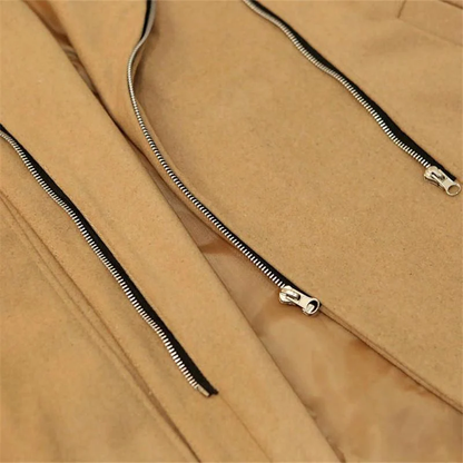 Gabardina Larga Con Cinturón Ajustable Para Mujer | Ideal Para Entretiempo