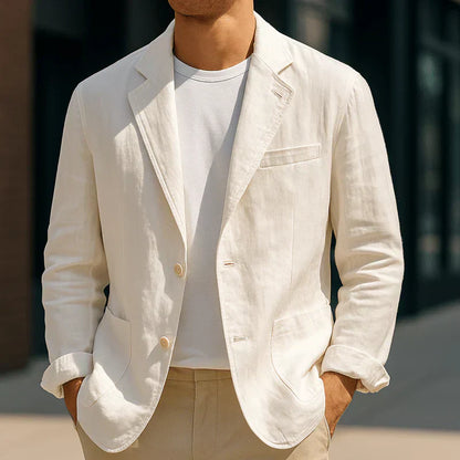 Blazer Ajustado Para Hombre Con Silueta Recta | Ideal Para Uso Profesional Y Diario