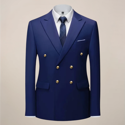 Traje Dos Piezas Para Hombre Con Chaqueta De Doble Botonadura Y Pantalón | Ideal Para Eventos Formales