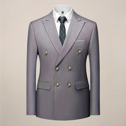 Traje Dos Piezas Para Hombre Con Chaqueta De Doble Botonadura Y Pantalón | Ideal Para Eventos Formales