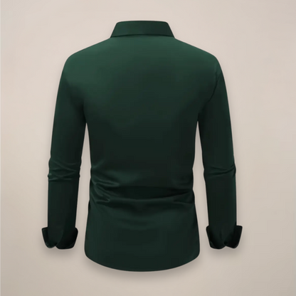Camisa Slim Fit con Cuello Clásico para Hombre | Ideal para Primavera y Otoño