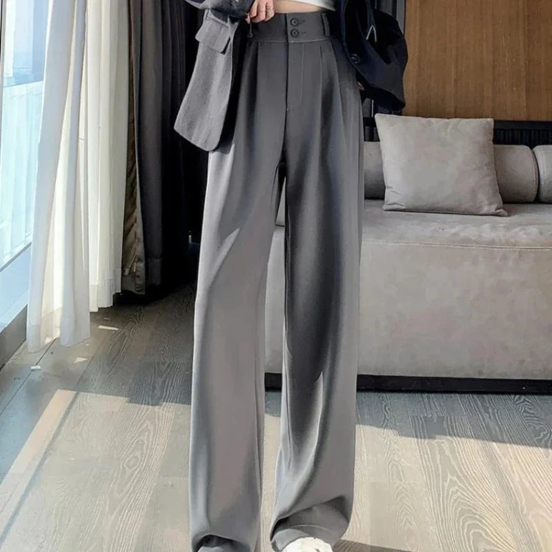 Pantalón Evasé Con Ajuste En La Cintura Para Mujer | Ideal Para Uso Diario