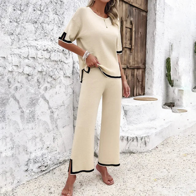 Conjunto de Dos Piezas con Corte Regular para Mujer | Ideal para Uso Diario