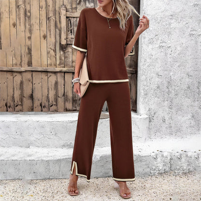 Conjunto de Dos Piezas con Corte Regular para Mujer | Ideal para Uso Diario