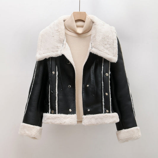 Chaqueta con Cuello de Solapa para Mujer | Ideal para Otoño e Invierno