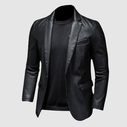 Chaqueta Con Cierre De Cremallera Frontal Y Corte Ajustado Para Hombres | Ideal Para Uso Diario