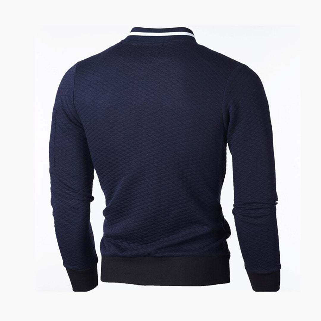Chaqueta Acolchada Slim Fit Con Cremallera Frontal Para Hombre | Ideal Para Entretiempo Y Uso Diario