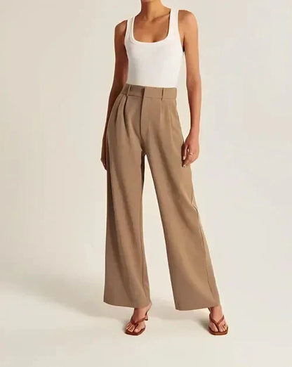 Pantalón Chino Con Corte Acampanado Para Mujer | Ideal Para Uso Diario O Profesional