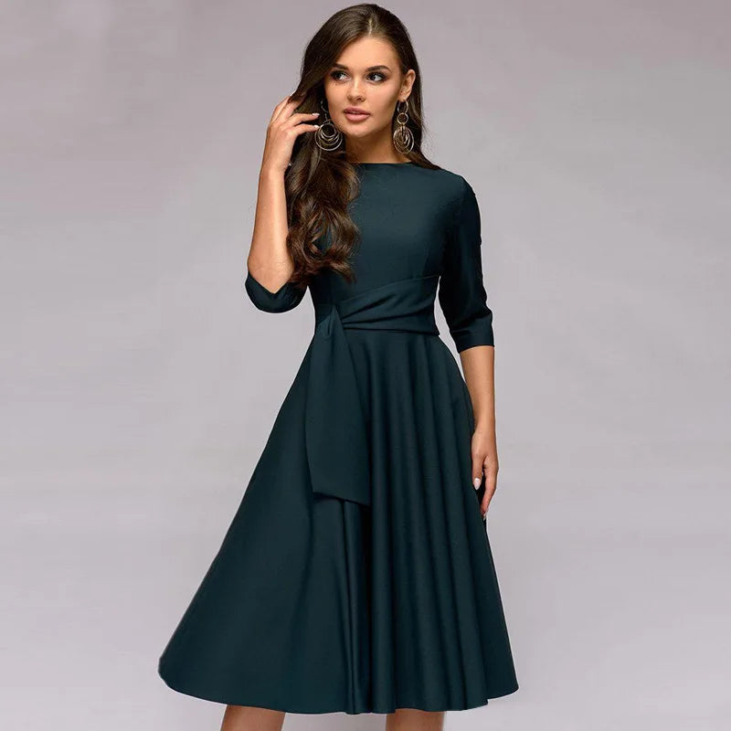 Vestido de Corte Línea A para Mujer | Ideal para Uso Diario e Informal