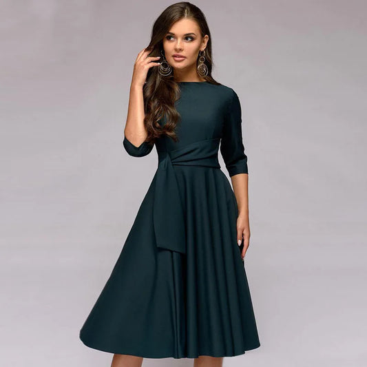 Vestido de Corte Línea A para Mujer | Ideal para Uso Diario e Informal