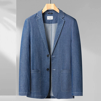 Blazer Para Hombre Con Corte Diario Y Estilo Inspirado En Jeans | Ideal Para Contextos Informales