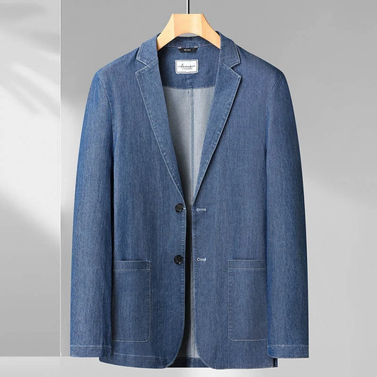 Blazer Para Hombre Con Corte Diario Y Estilo Inspirado En Jeans | Ideal Para Contextos Informales