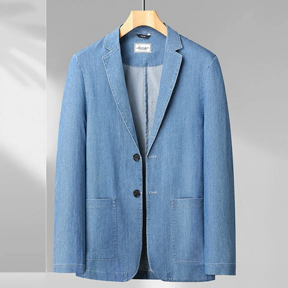 Blazer Para Hombre Con Corte Diario Y Estilo Inspirado En Jeans | Ideal Para Contextos Informales