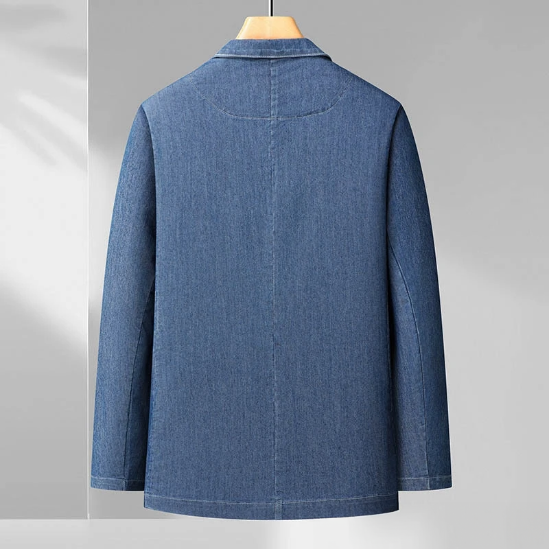 Blazer Para Hombre Con Corte Diario Y Estilo Inspirado En Jeans | Ideal Para Contextos Informales