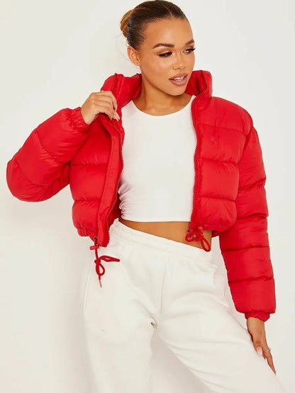 Chaqueta Acolchada con Corte Ajustado para Mujer | Ideal para el Invierno