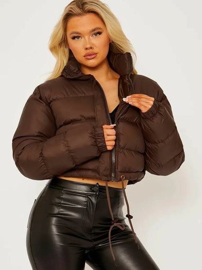 Chaqueta Acolchada con Corte Ajustado para Mujer | Ideal para el Invierno