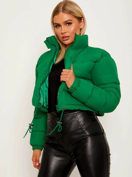 Chaqueta Acolchada con Corte Ajustado para Mujer | Ideal para el Invierno