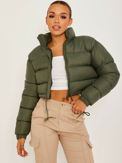 Chaqueta Acolchada con Corte Ajustado para Mujer | Ideal para el Invierno