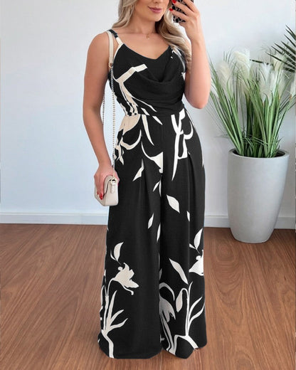 Mono Con Estampado Floral Y Tirantes Ajustables Para Mujer | Ideal Para Uso Diario Y Ocasiones Informales