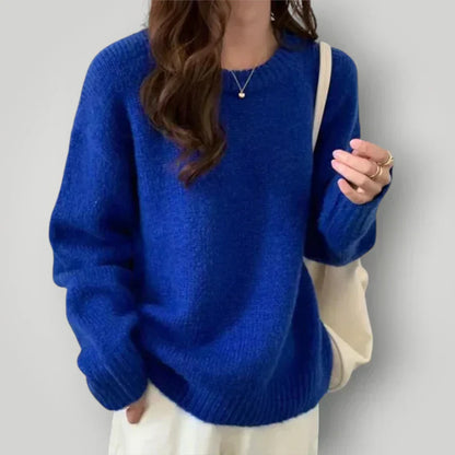 Suéter De Punto Con Ajuste Holgado Para Mujer | Ideal Para Otoño E Invierno