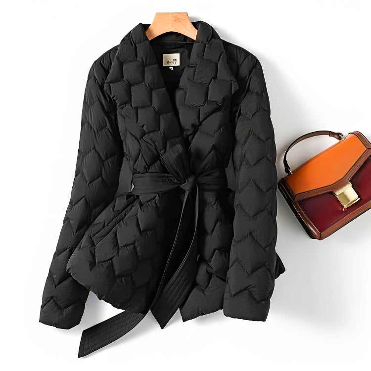 Chaqueta Acolchada Con Capucha Ajustable Para Mujer | Ideal Para Uso Diario En Invierno