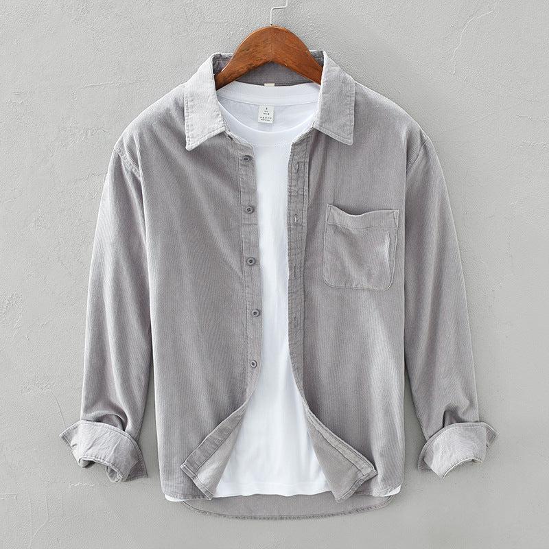 Camisa Con Cierre Abotonado Y Col Clásico Para Hombre | Ideal Para Uso Diario