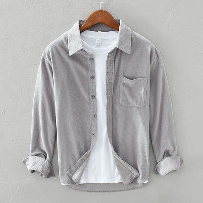 Camisa Con Cierre Abotonado Y Col Clásico Para Hombre | Ideal Para Uso Diario