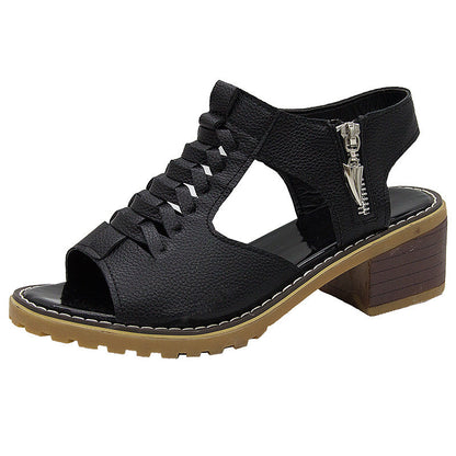 Sandalias de Tacón con Diseño Abierto para Mujer | Ideales para Uso Diario en Temporadas Cálidas