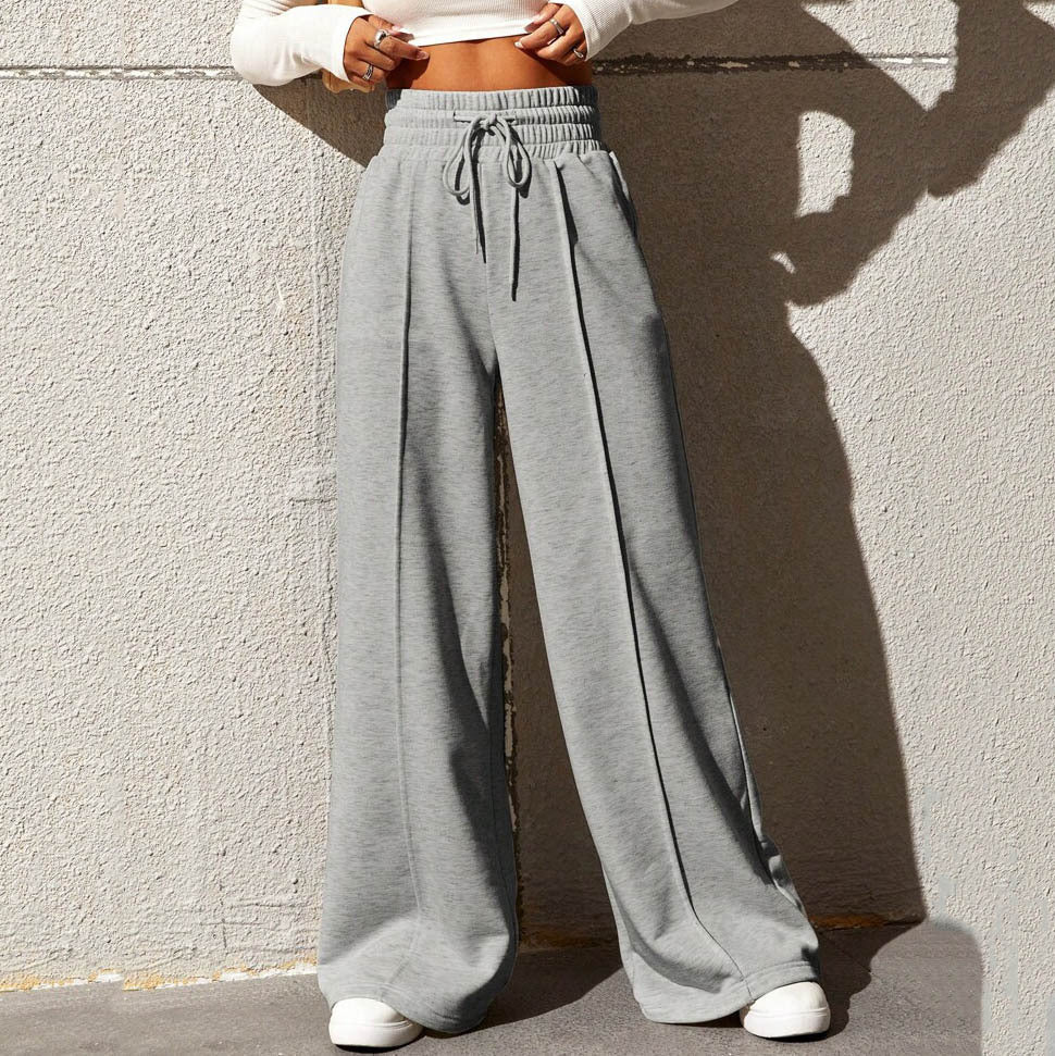 Pantalón de Corte Amplio con Cintura Elástica para Mujer | Ideal para Uso Diario y Actividades Informales