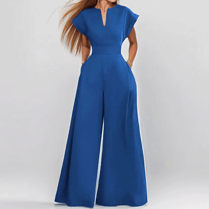 Mono Con Cuello Chal Y Piernas Anchas Para Mujer | Ideal Para Uso Diario Y Eventos