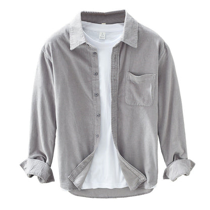 Camisa Con Cierre Abotonado Y Col Clásico Para Hombre | Ideal Para Uso Diario