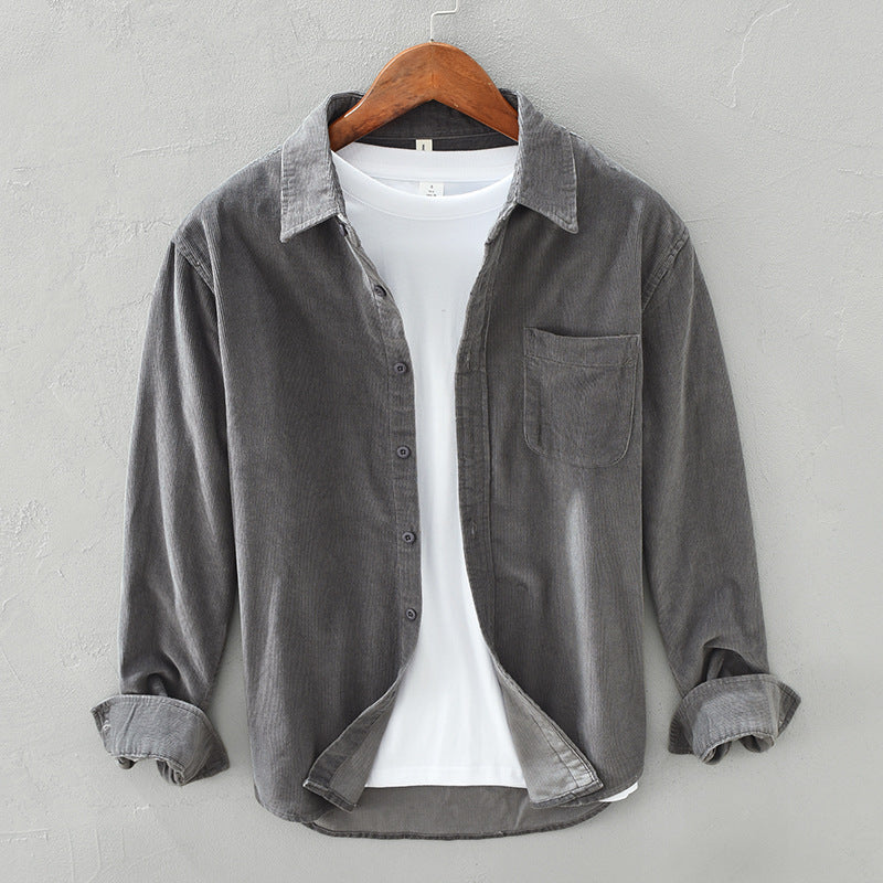 Camisa Con Cierre Abotonado Y Col Clásico Para Hombre | Ideal Para Uso Diario