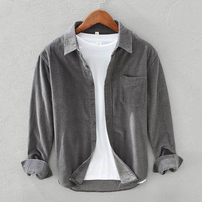 Camisa Con Cierre Abotonado Y Col Clásico Para Hombre | Ideal Para Uso Diario