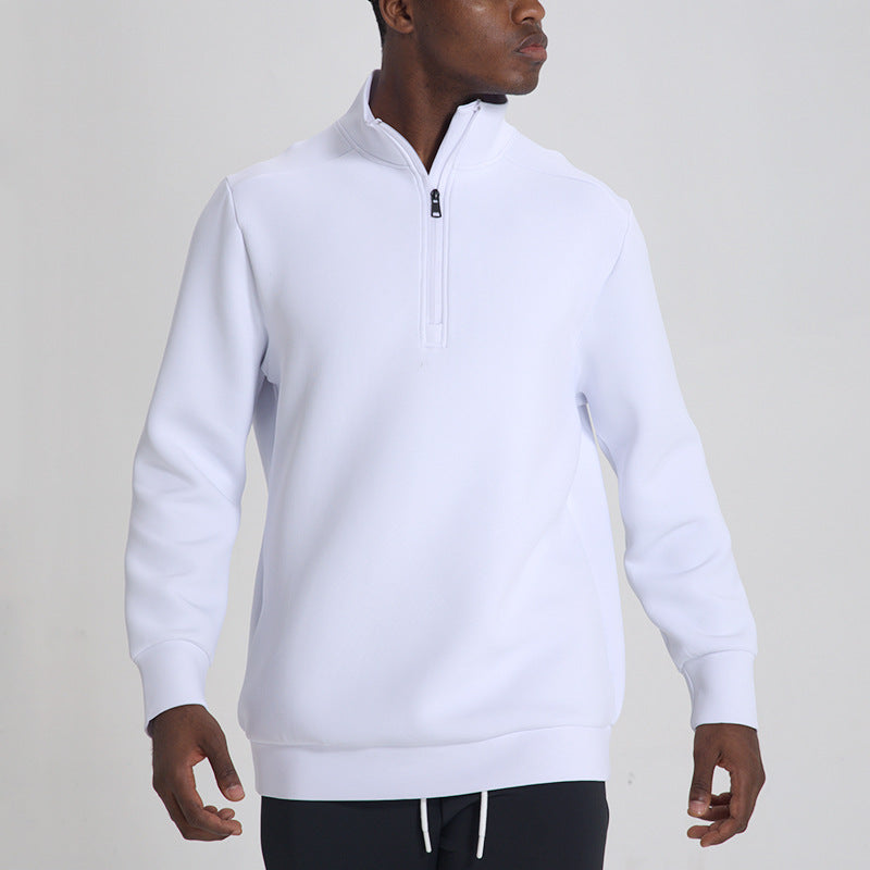 Sudadera Con Medio Cierre Y Cuello Alto Para Hombre | Ideal Para Actividades Deportivas Y Uso Diario