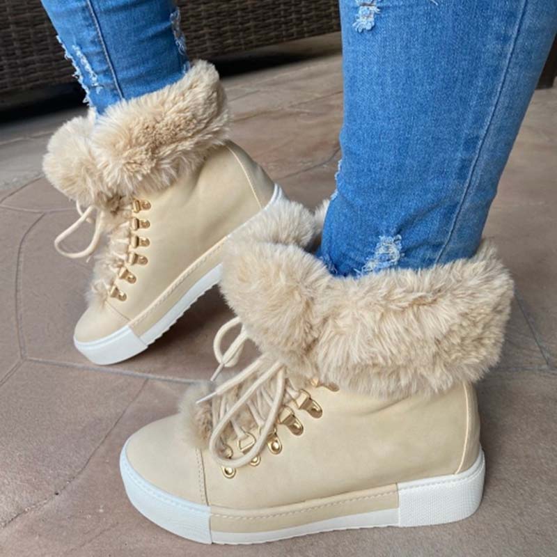 Botines con Forro Interior y Diseño de Tobillo para Mujer | Ideal para Temporada de Invierno