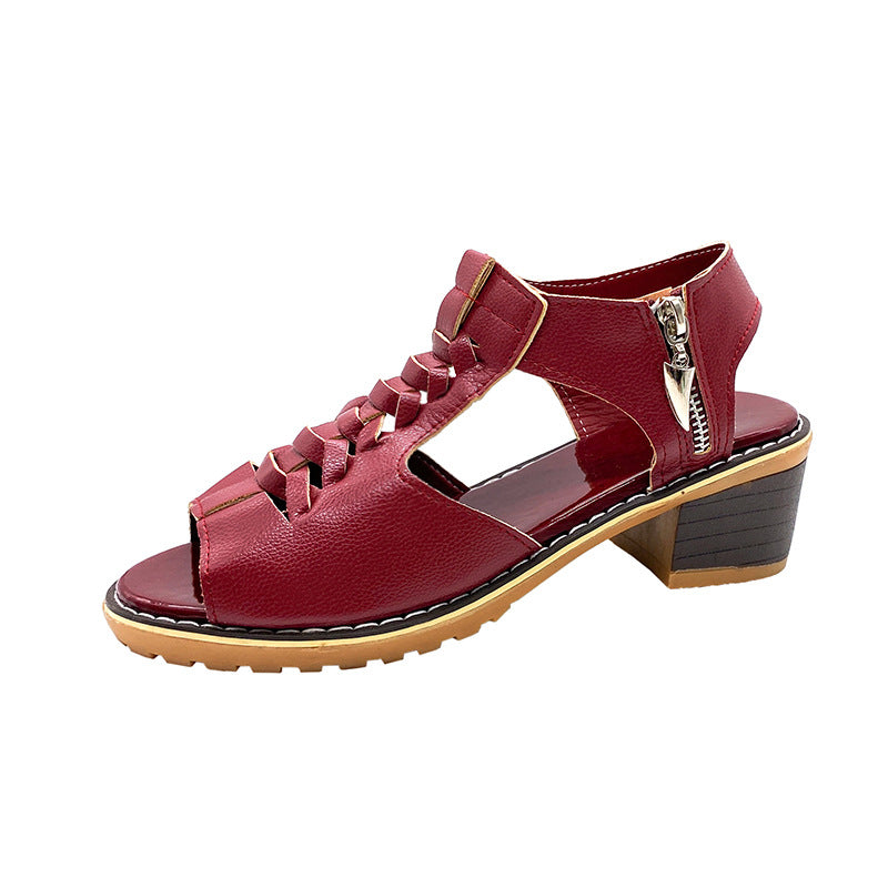 Sandalias de Tacón con Diseño Abierto para Mujer | Ideales para Uso Diario en Temporadas Cálidas