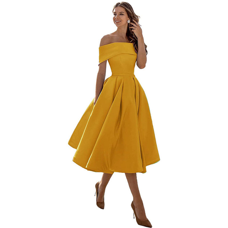 Vestido Sin Tirantes de Corte Largo Para Mujer | Ideal Para Eventos y Salidas Nocturnas