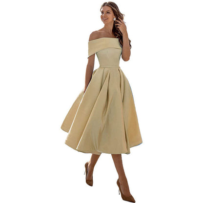 Vestido Sin Tirantes de Corte Largo Para Mujer | Ideal Para Eventos y Salidas Nocturnas