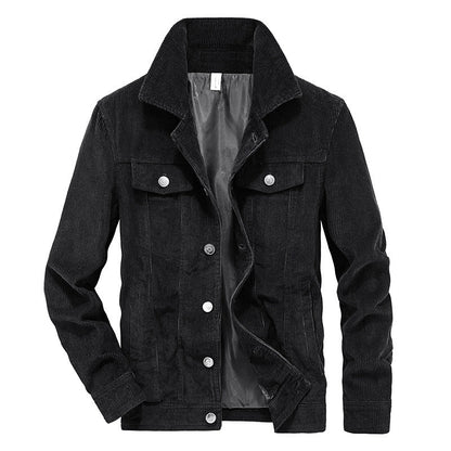 Chaqueta De Corte Amplio Con Bolsillos Integrados Para Hombre | Ideal Para Uso Diario Y Entretiempo