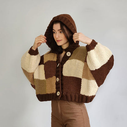 Sudadera con Capucha y Mangas Voluminosas para Mujer | Ideal para Uso Diario en Interior o Exterior