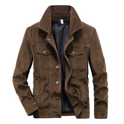 Chaqueta De Corte Amplio Con Bolsillos Integrados Para Hombre | Ideal Para Uso Diario Y Entretiempo