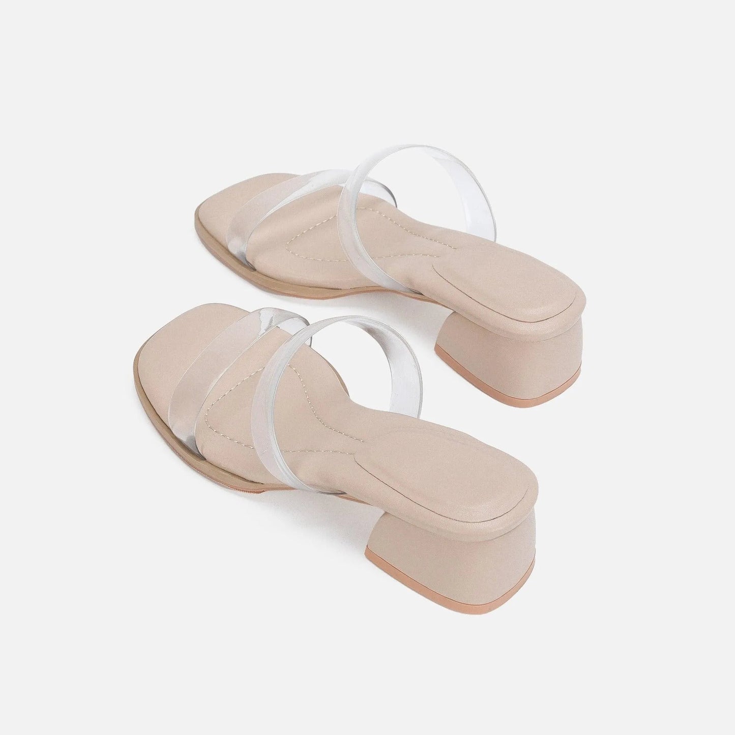 Sandalias De Tacón Medio Con Correas Superiores Para Mujer | Ideales Para Uso Diario Y Diferentes Ocasiones