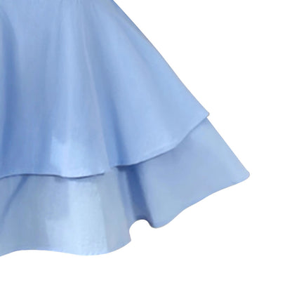 Vestido Mini Con Hombros Descubiertos Y Detalles De Volantes Para Mujer | Ideal Para Uso Diario Y Eventos