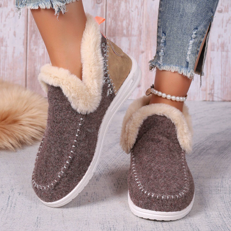 Botas De Invierno Con Punta Redonda Para Mujer | Ideal Para Uso Diario