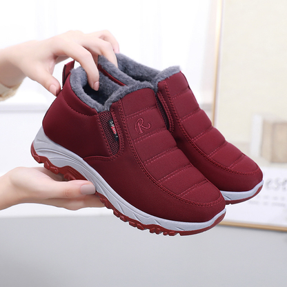 Botas De Invierno Tipo Slip-On Con Cremallera Para Mujer | Ideal Para Uso Diario