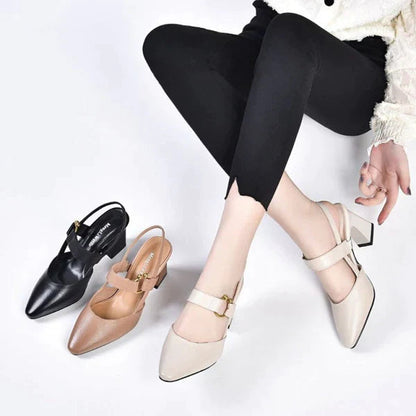 Sandalias de Tacón Kitten con Tiras para Mujer | Ideales para Uso Diario y Ocasiones Formales
