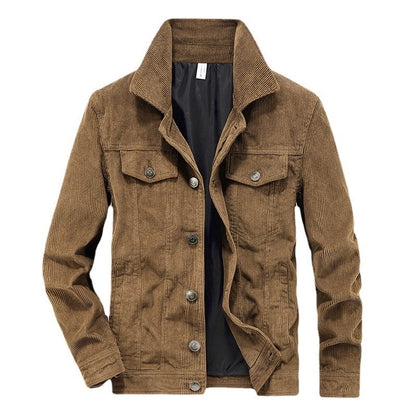 Chaqueta De Corte Amplio Con Bolsillos Integrados Para Hombre | Ideal Para Uso Diario Y Entretiempo